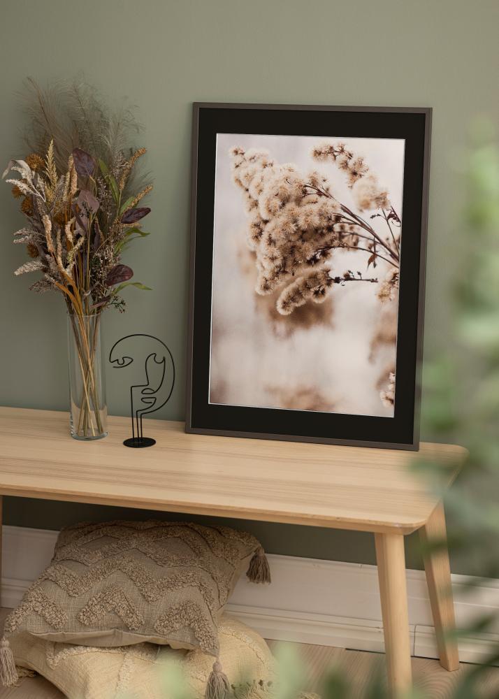 Рамка Edsbyn Графит 18x24 cm - Паспарту Черно 13x17 cm