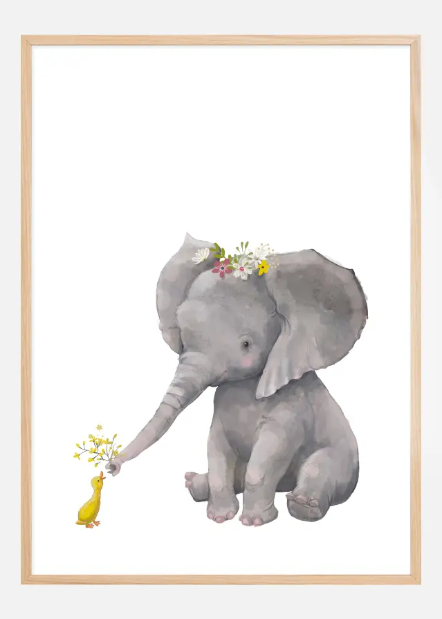 Elephant & Duck Постер