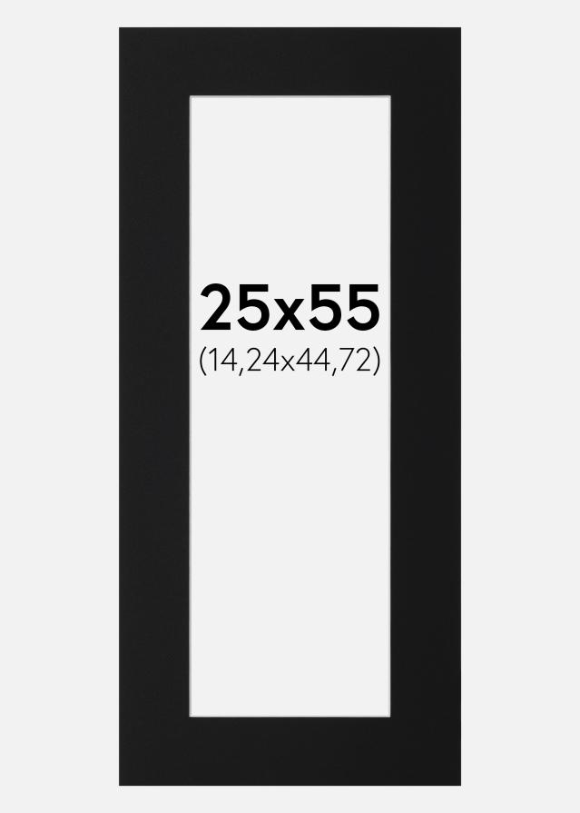 Паспарту Черен Стандарт (Бяло Ядро) 25x55 cm (14,24x44,72)