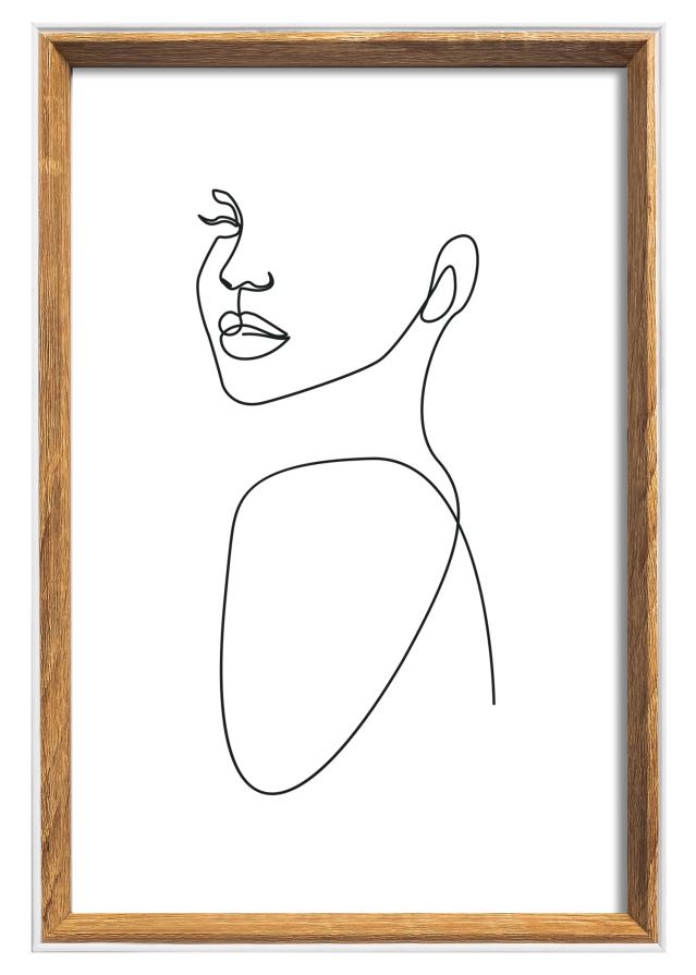 Рамка Silhouette Орех 20x30 cm