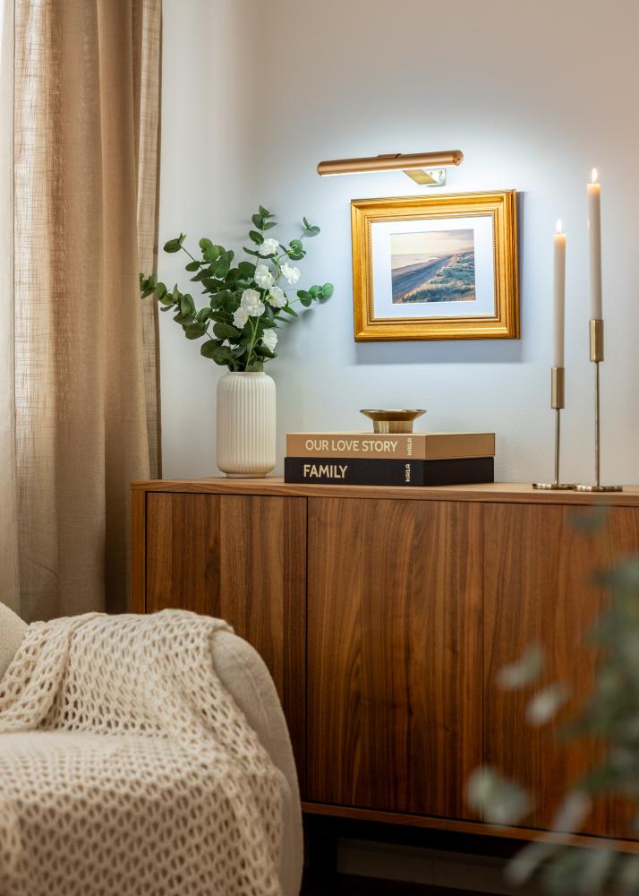 KAILA Lux Bateryno Osveshtenie za Kartini 33 cm - Zlato