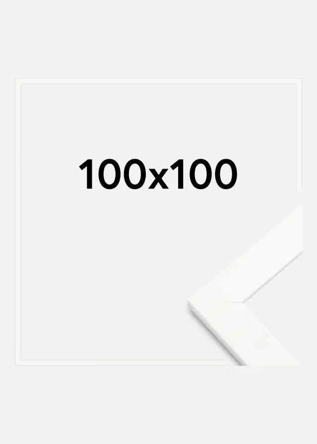 Рамка Trendline Акрилно стъкло бяло 100x100 cm