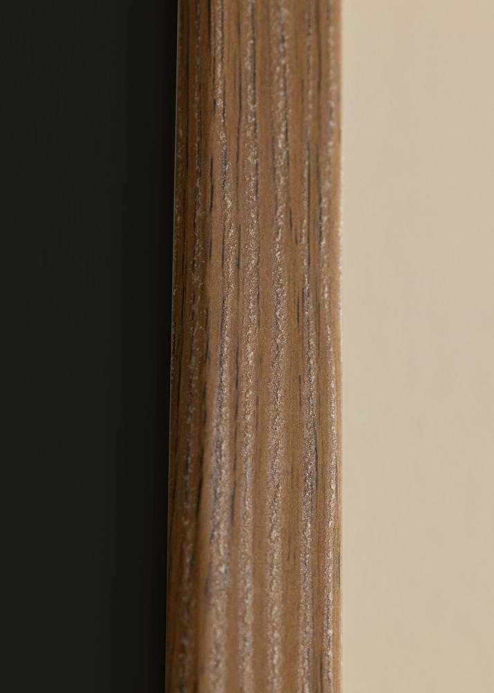 Рамка Fiorito Тъмен дъб 30x40 cm - Паспарту Черно 21x30 cm