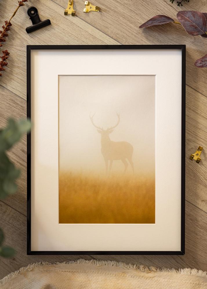 Рамка Nielsen Премиум Alpha Гланцирано Черно - произволен размер