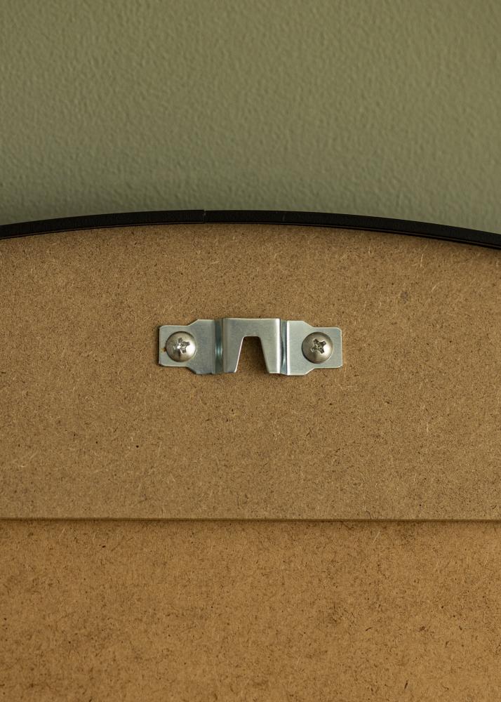 Огледало Modern Черно 80 cm Ø