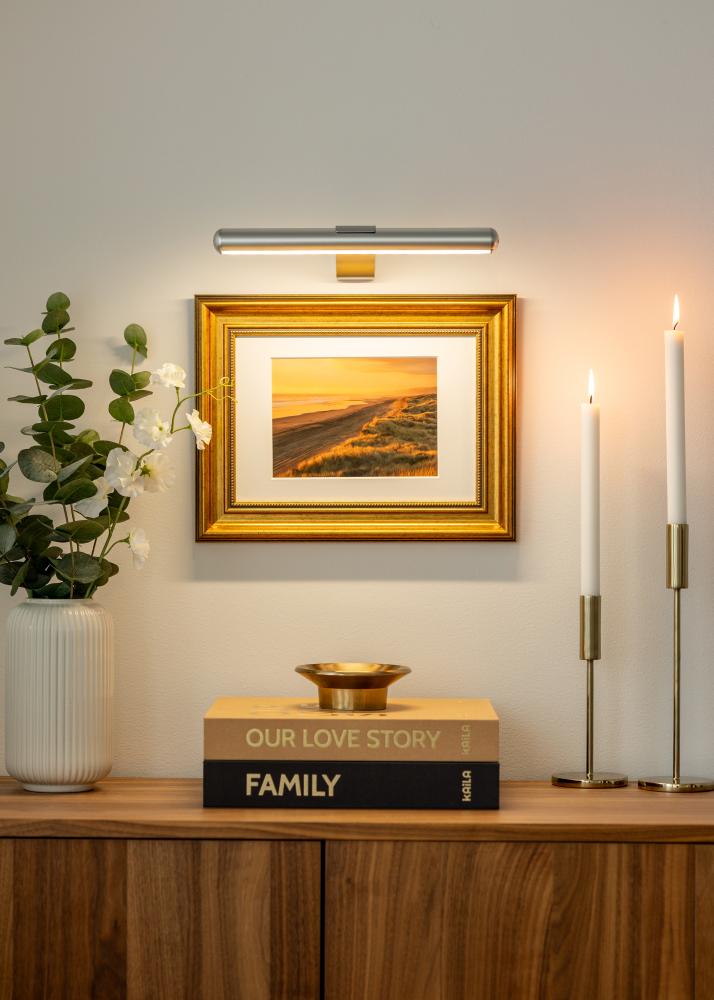 KAILA Lux Bateryno Osveshtenie za Kartini 33 cm - Srebro