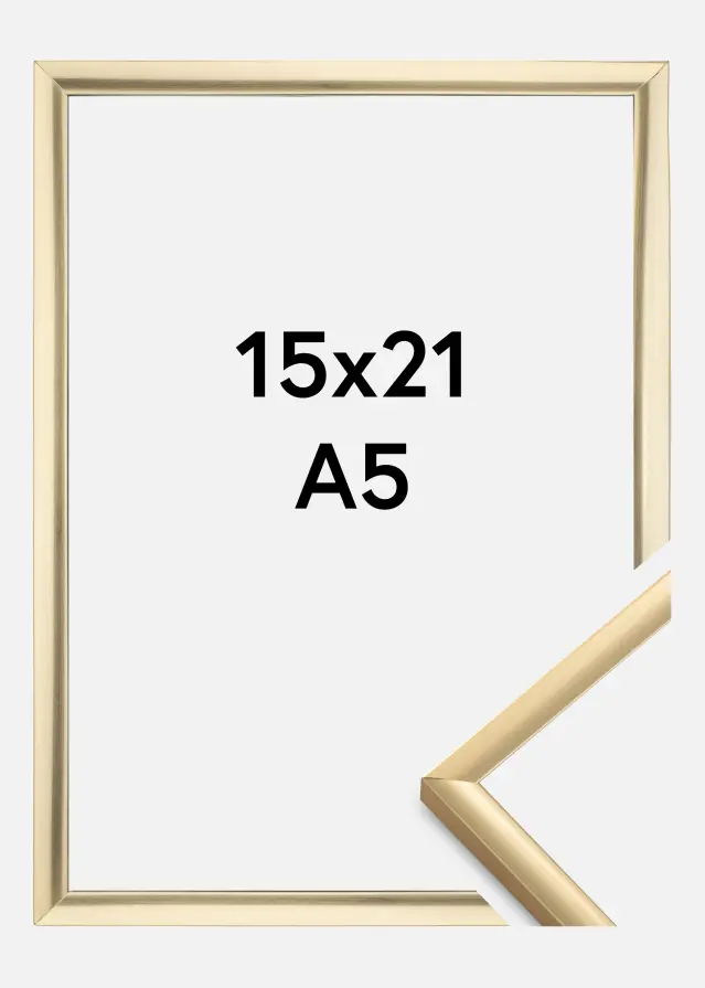 Рамка New Lifestyle Акрилно стъкло Златно 15x21 cm (A5)