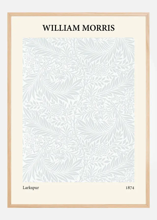 William Morris - Larkspur 5 Постер
