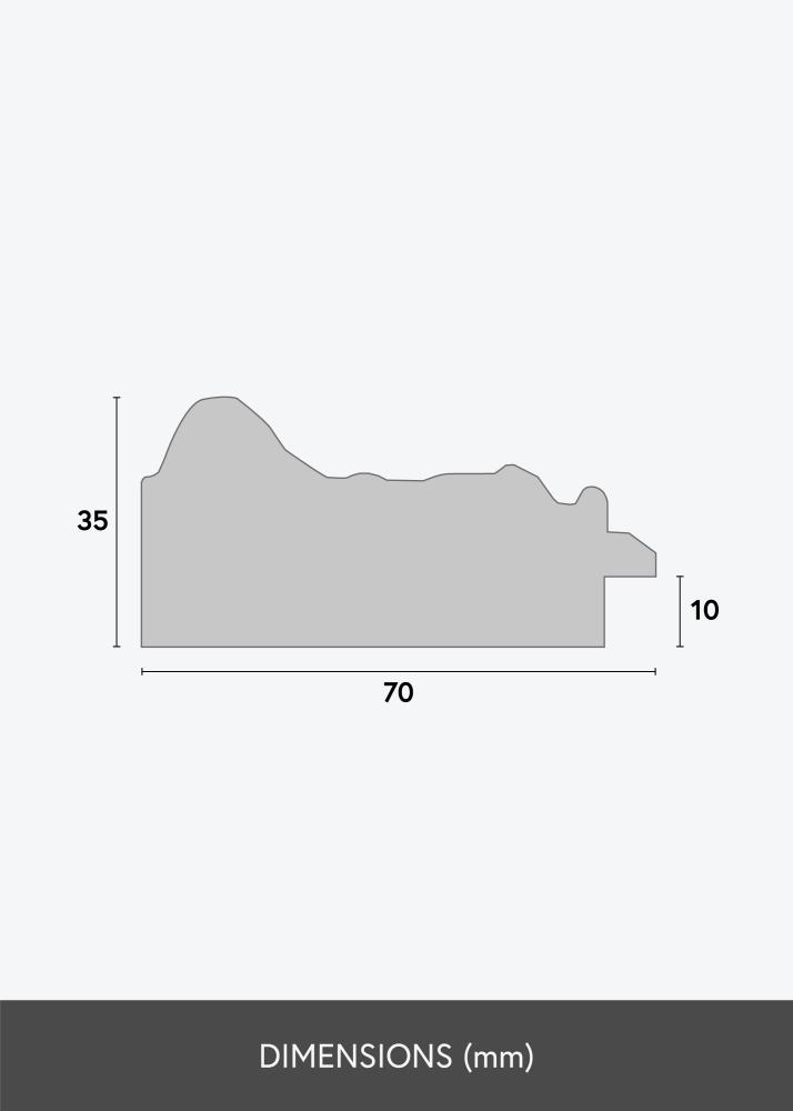 Рамка Durham бяло - произволен размер