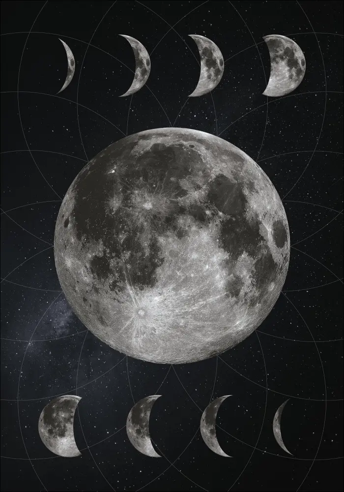 Moon Phases Постер
