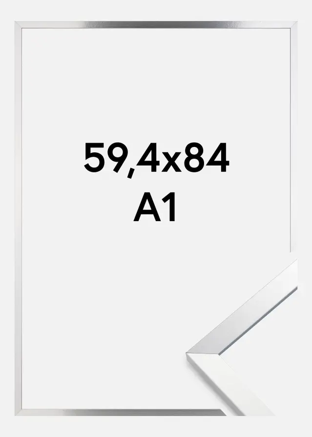 Рамка Trendy Акрилно стъкло Сребро 59,4x84,1 cm (A1)