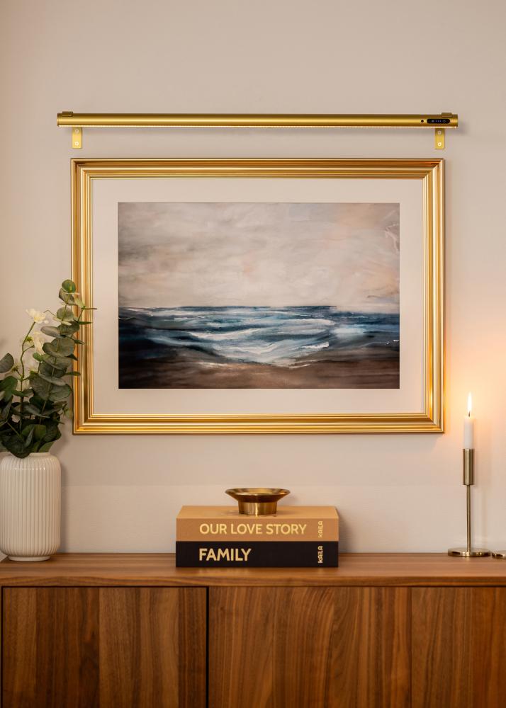 KAILA Brilliance Батерийно захранвано осветление за картини 80 cm - Злато