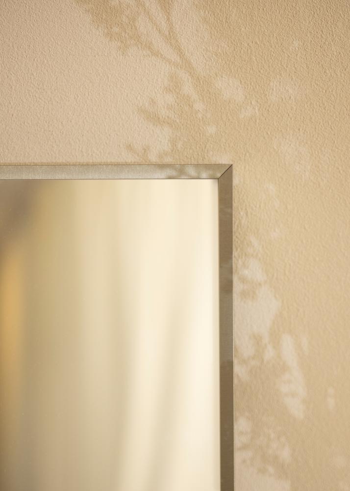 Огледало Nilsen Премиум Alpha Четкано Стомана - собствени мерки