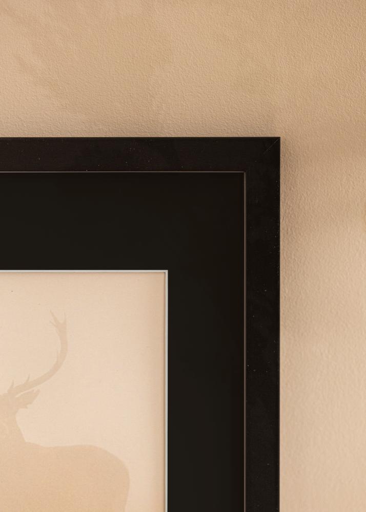 Рамка Black Wood 30x40 cm - Паспарту Черно 8x12 inches