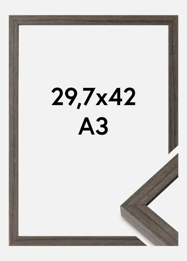 Рамка Hermes Акрилно стъкло Grey Oak 29,7x42 cm (A3)