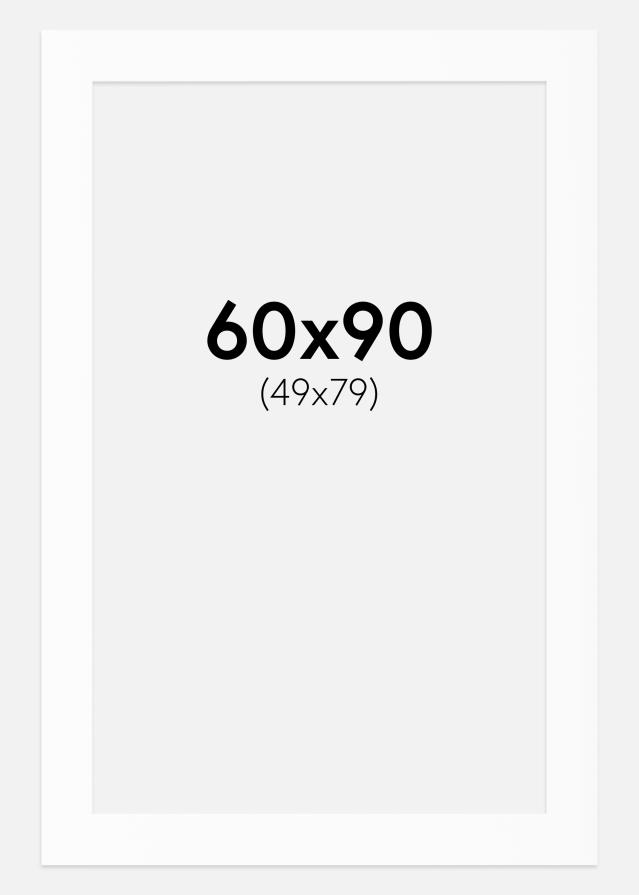 Паспарту Canson бяло Бяло ядро 60x90 cm (49x79)