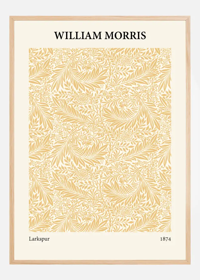 William Morris - Larkspur 8 Постер