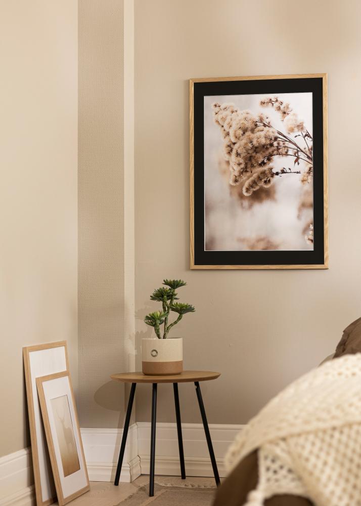 Рамка Trendy Дъб 20x25 cm - Паспарту Черно 15x20 cm