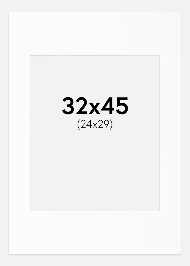 Паспарту Canson бяло Бяло ядро 32x45 cm (24x29)