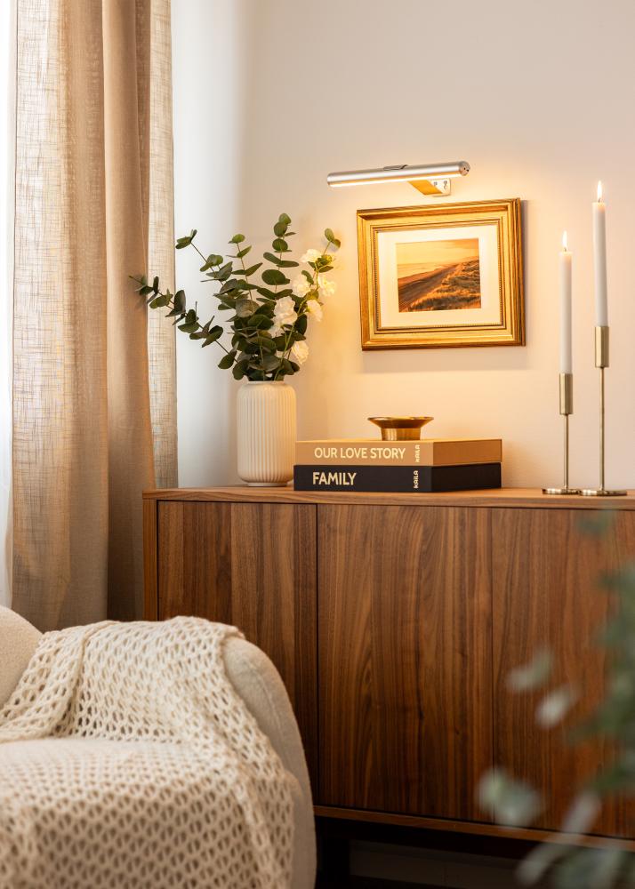 KAILA Lux Bateryno Osveshtenie za Kartini 33 cm - Srebro