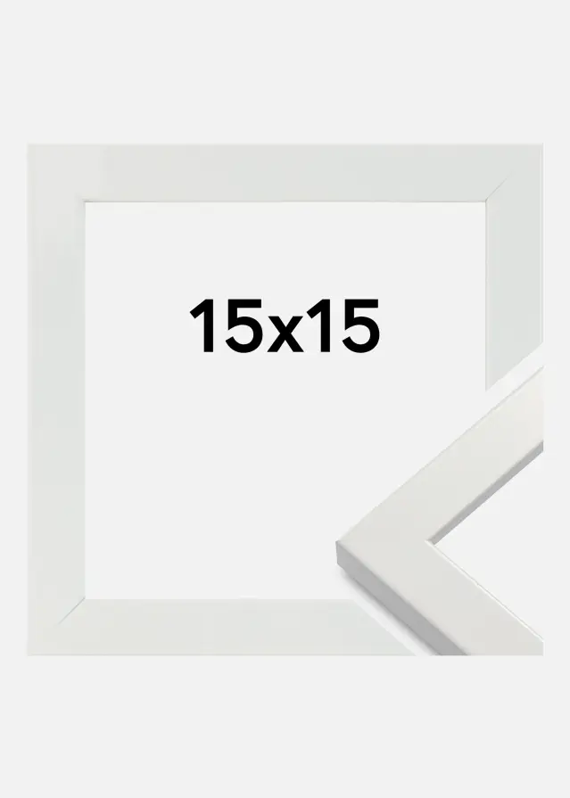 Рамка White Wood Glossy 15x15 cm