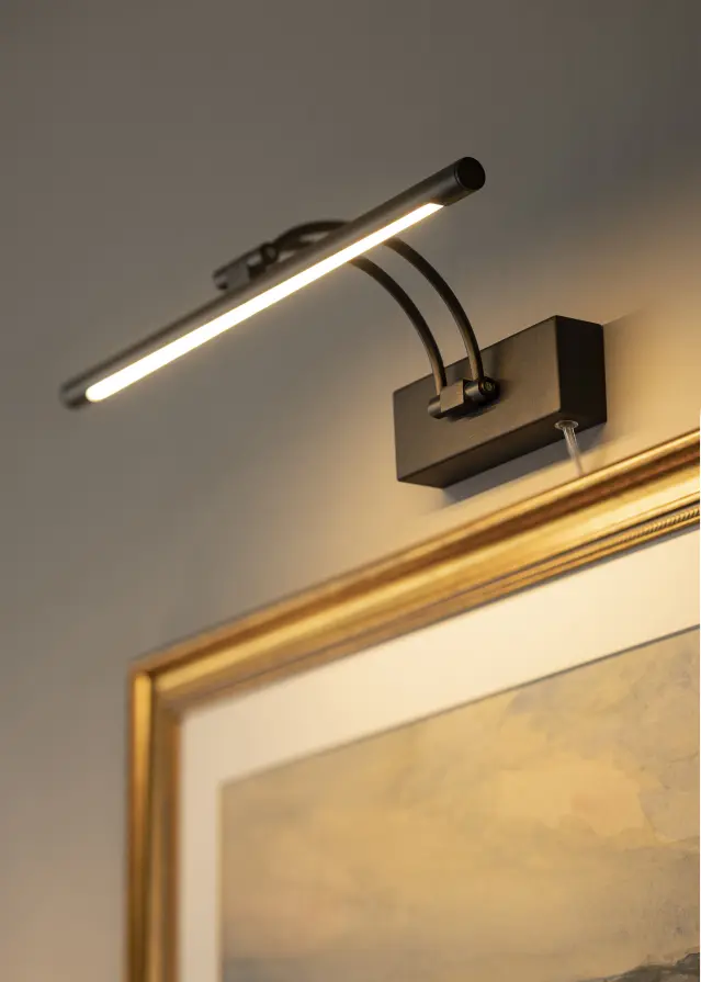 Gunnebo V962 LED Осветление за картини 37 cm - Черно