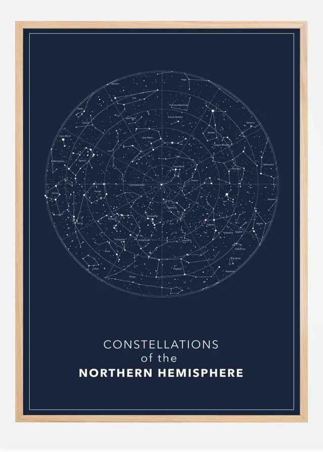 Northern hemisphere Dark Постер
