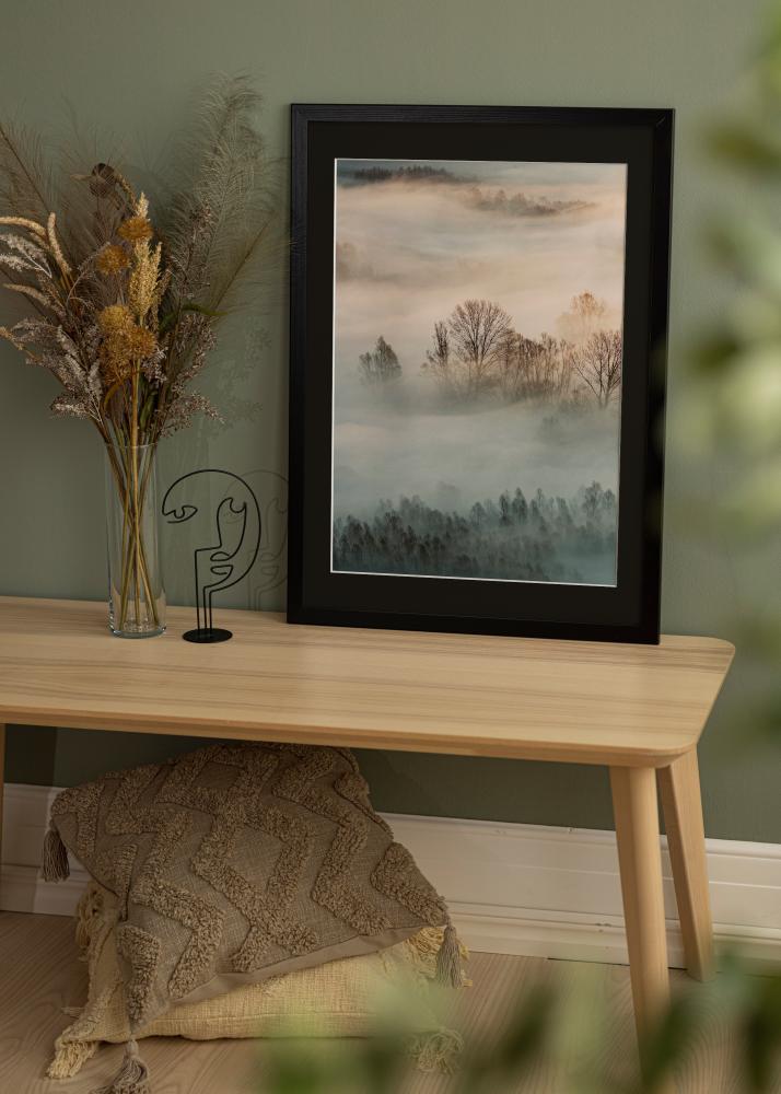 Рамка Trendline Черно 35x45 cm - Паспарту Черно 24x34 cm