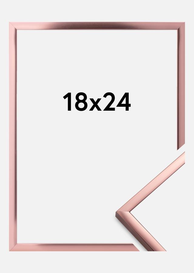 Рамка Постер Frame Aluminum Розово златно 18x24 cm