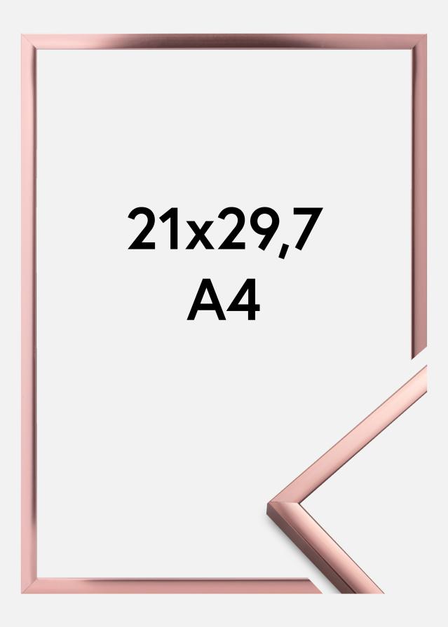 Рамка Постер Frame Aluminum Розово златно 21x29,7 cm (A4)