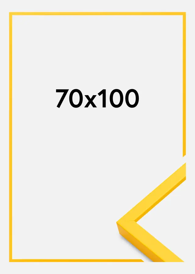 Рамка E-Line Акрилно стъкло Жълто 70x100 cm