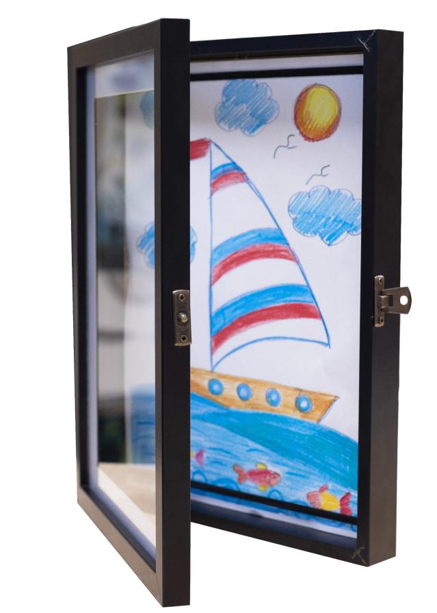 Рамка за рисунки Newbie Акрилно стъкло Черен A4