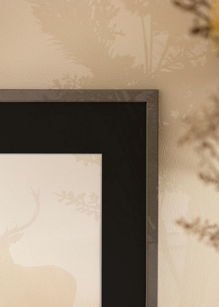 Рамка Edsbyn Графит 18x24 cm - Паспарту Черно 13x17 cm