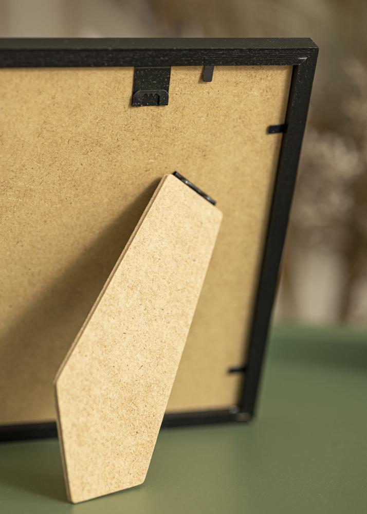 Рамка Kaspar Черно 15x20 cm - Паспарту бяло 11x15 cm