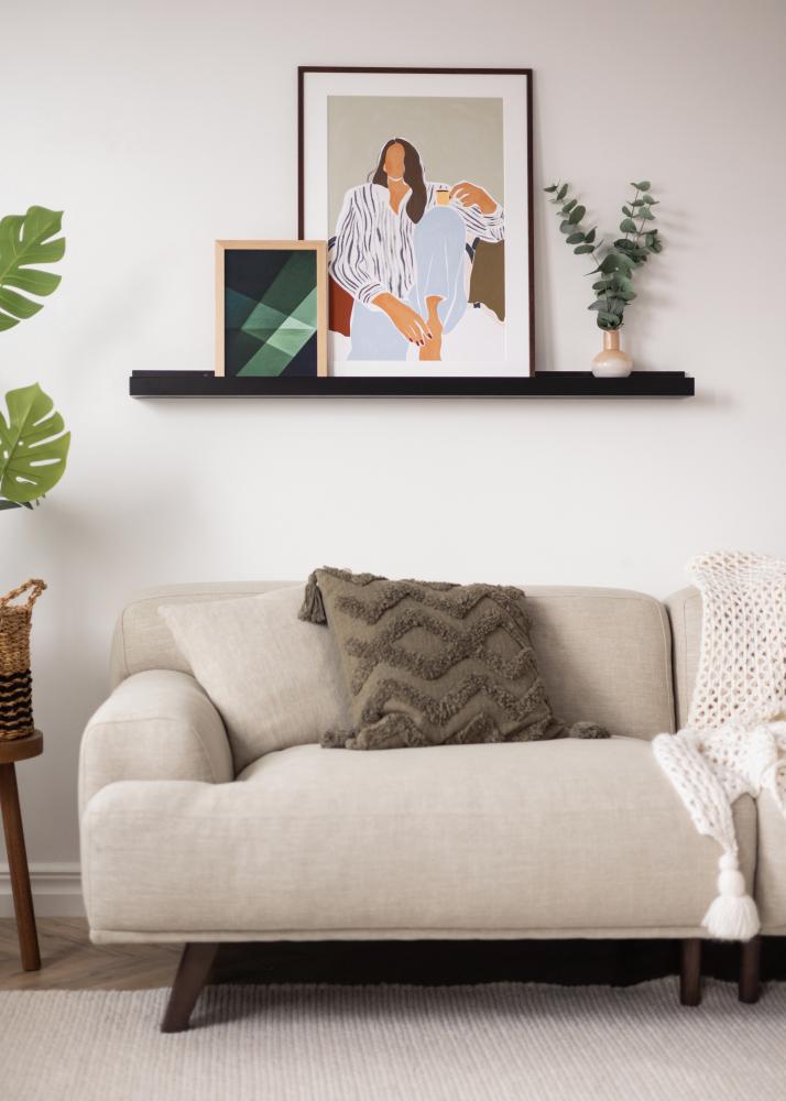 KAILA Поставка за картини Черна 130 cm