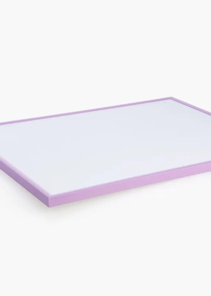 Рамка New Lifestyle Светло лилаво 70x100 cm - Паспарту бяло 62x93 cm
