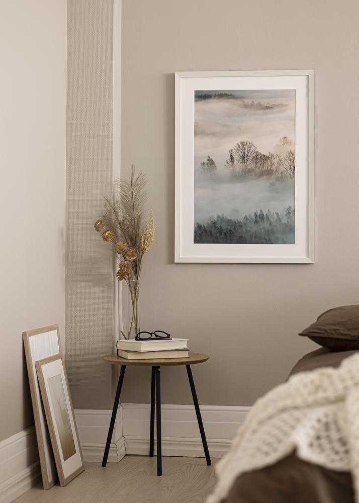 Рамка Fiorito бяло 40x50 cm - Паспарту бяло 29,7x42 cm (A3)