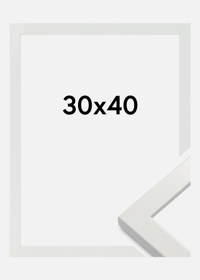 Рамка White Wood Glossy Акрилно стъкло 30x40 cm