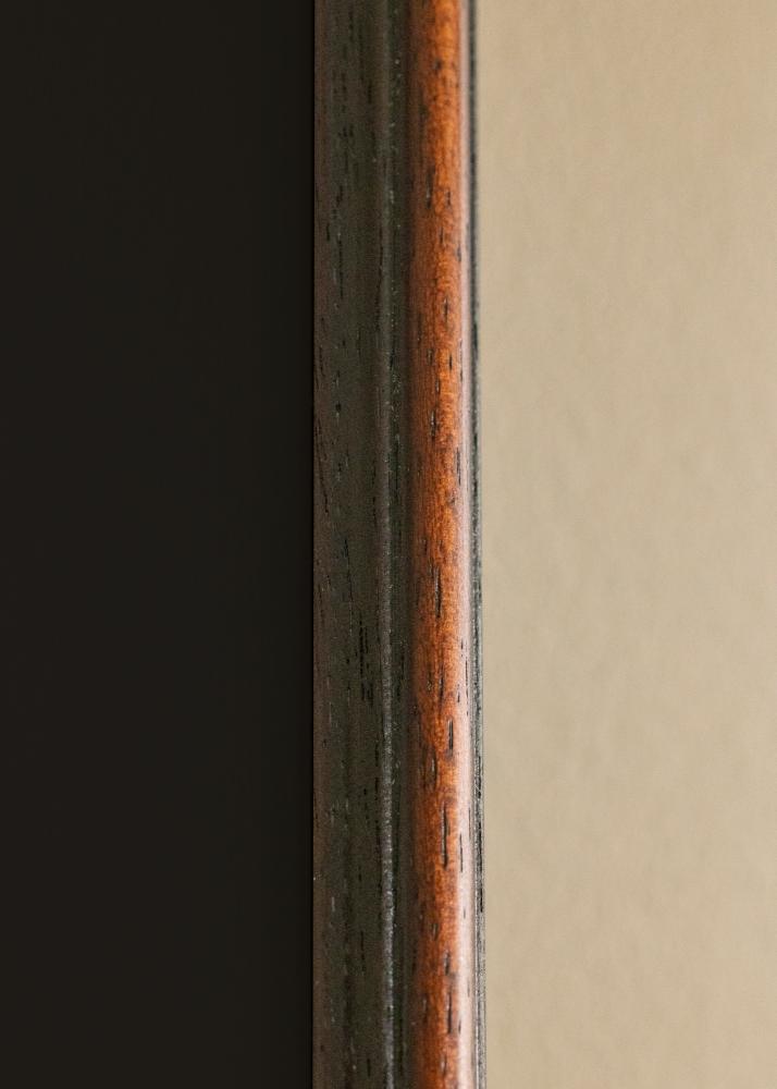 Рамка Horndal орех 50x60 cm - Паспарту Черно 14x18 inches