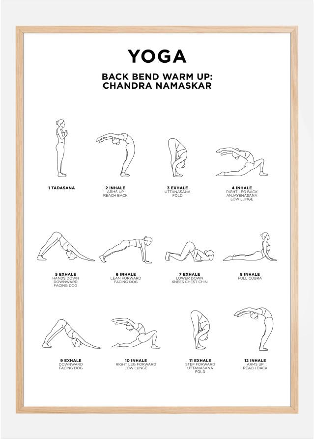 Back Bend - Warm Up - White Постер