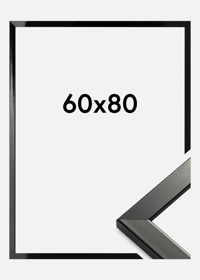 Рамка Uppsala Акрилно стъкло Черно високо гланцово 60x80 cm