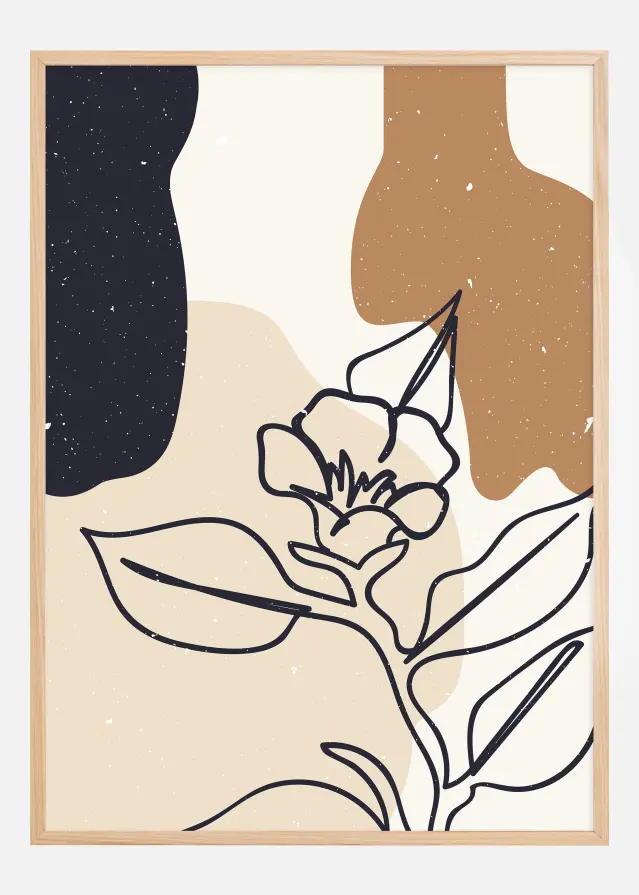 Abstract composition flower Постер