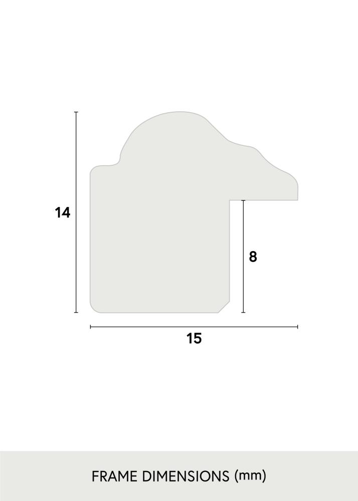 Рамка Horndal Акрилно стъкло орех 40x40 cm