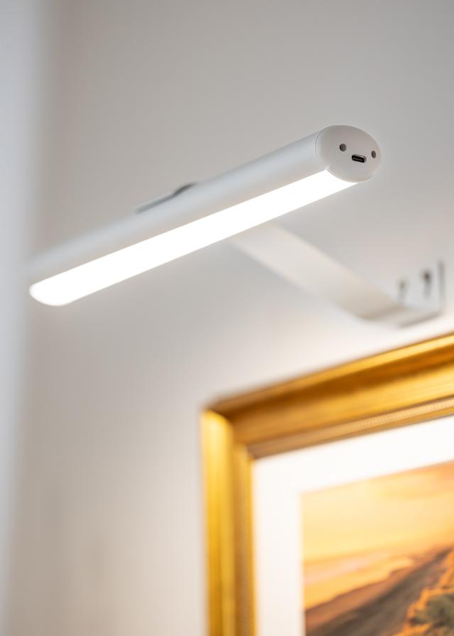 KAILA Lux Bateryno Osveshtenie za Kartini 33 cm - Byal