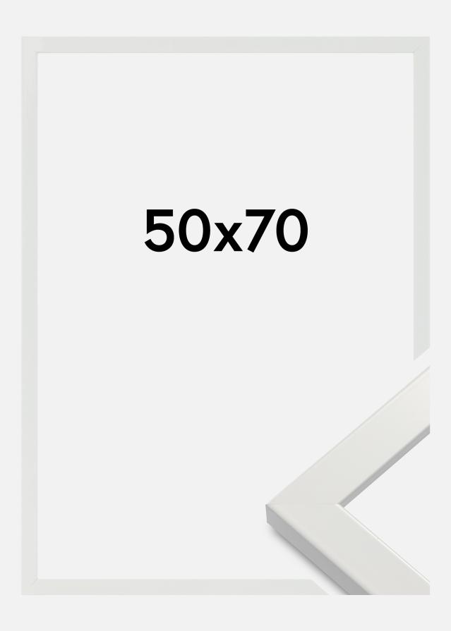 Рамка White Wood Glossy Акрилно стъкло 50x70 cm