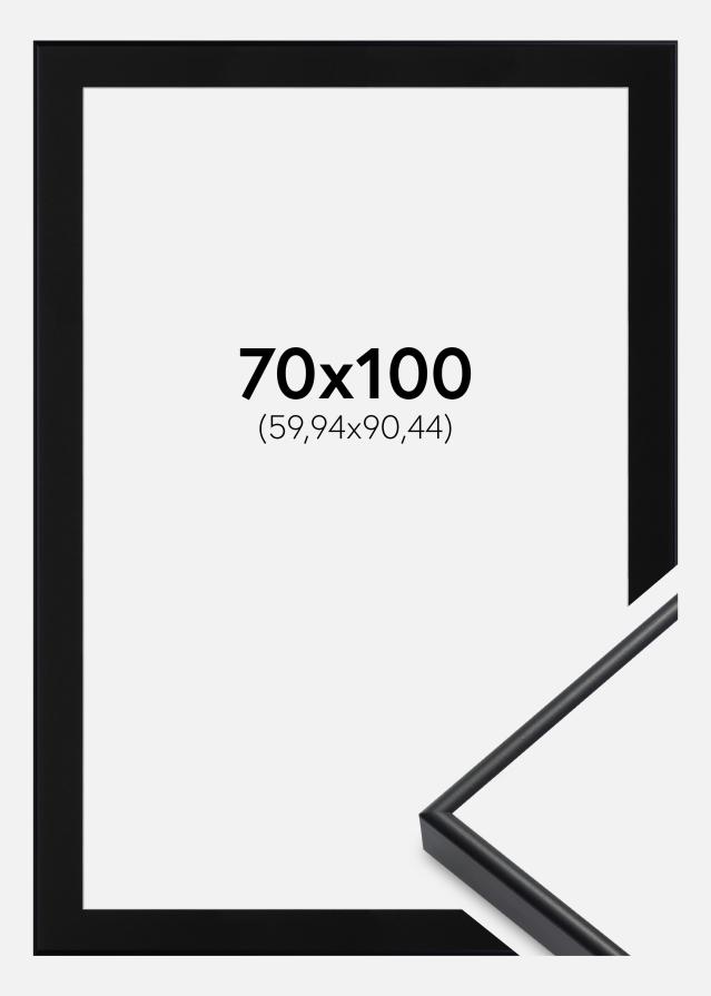 Рамка Visby Черно 70x100 cm - Паспарту Черно 24x36 inches