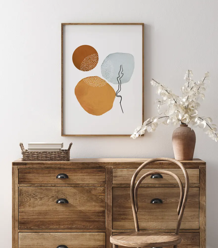 Abstract Shapes IV Постер