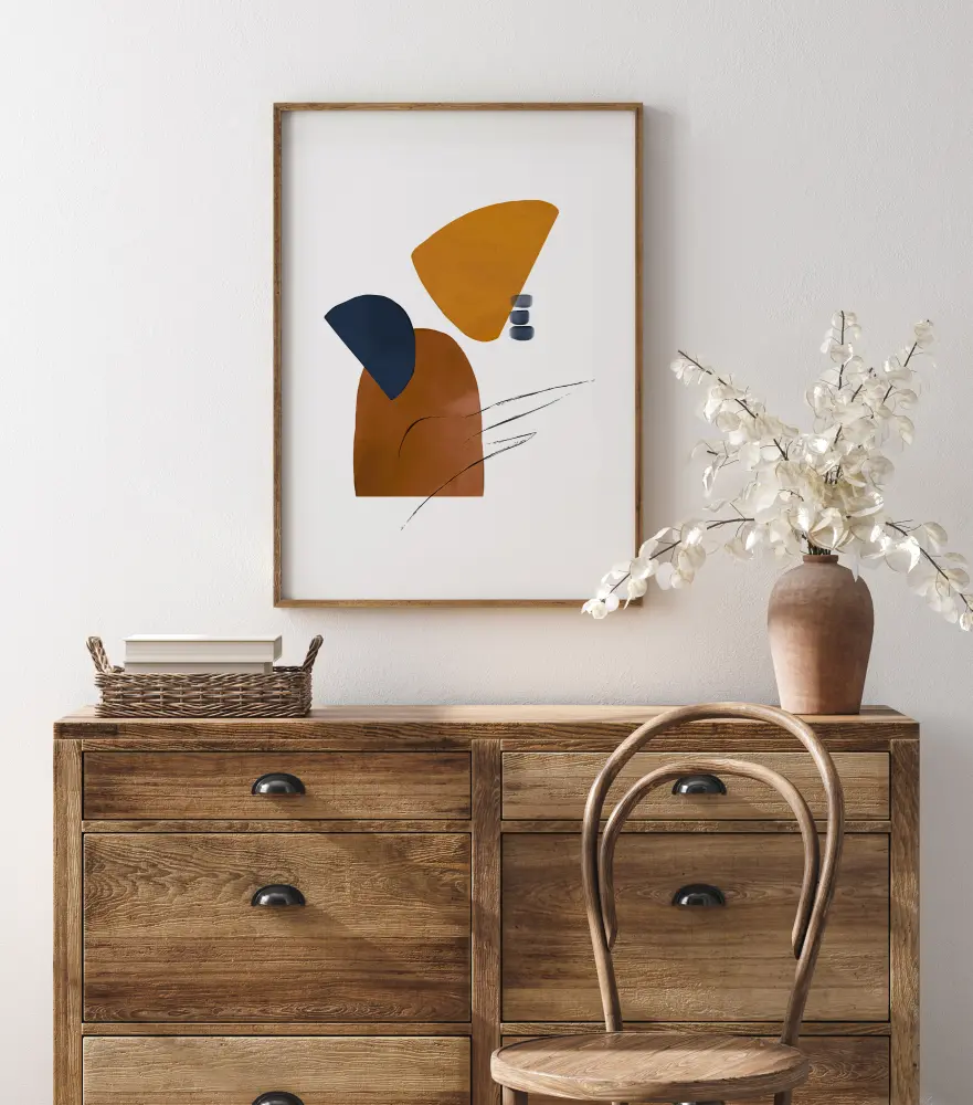 Abstract Shapes I Постер