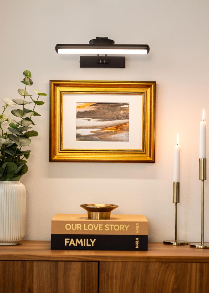 KAILA Luster Батерийно Захранвано Осветление за картини 32 cm - Черно