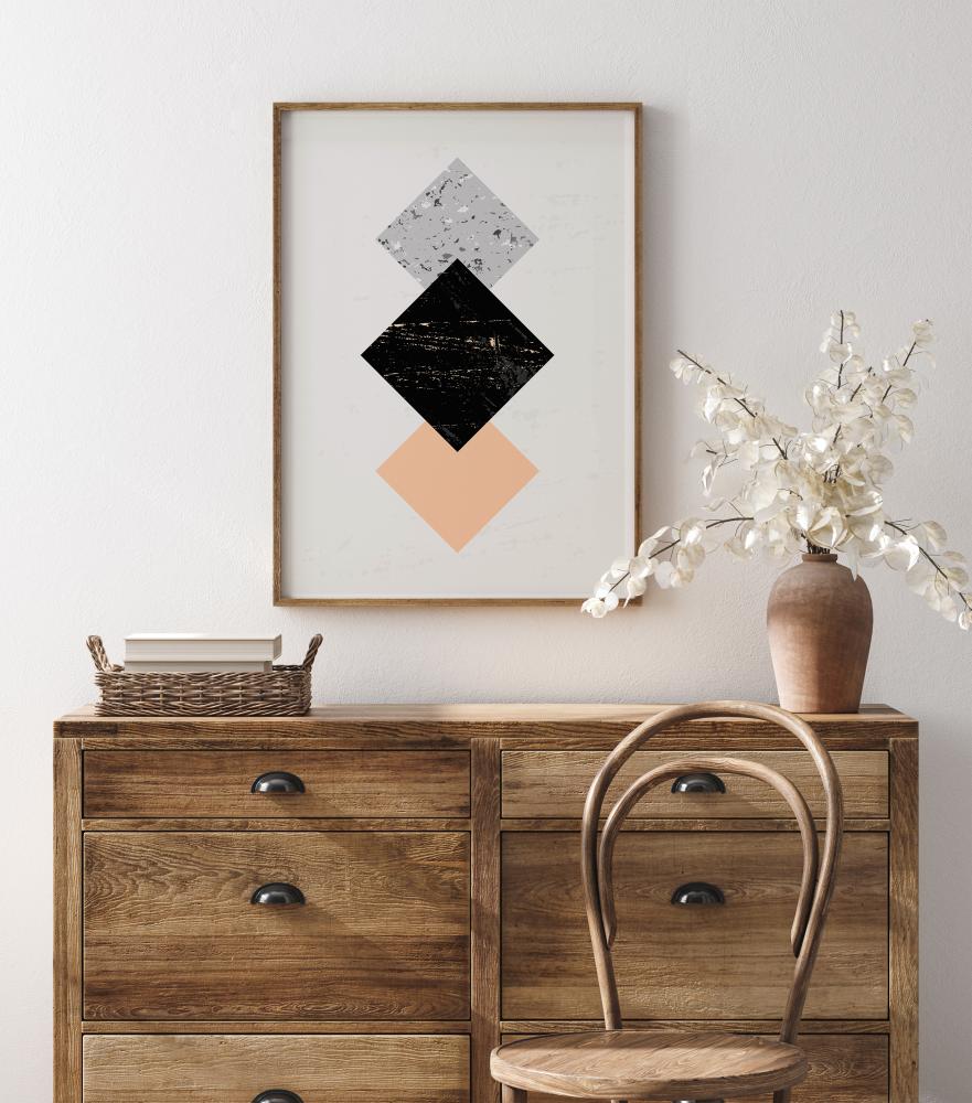 Abstract Squares II Постер